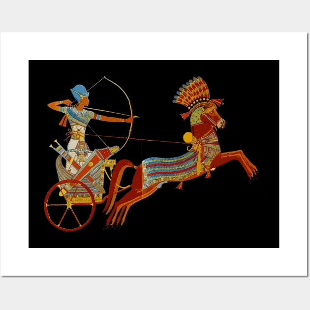 Pharaoh Ramses & The Battle Of Kadesh Wall Art by CRWPROD